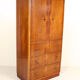 Armoire vintage Gents Compactum noyer art déco
