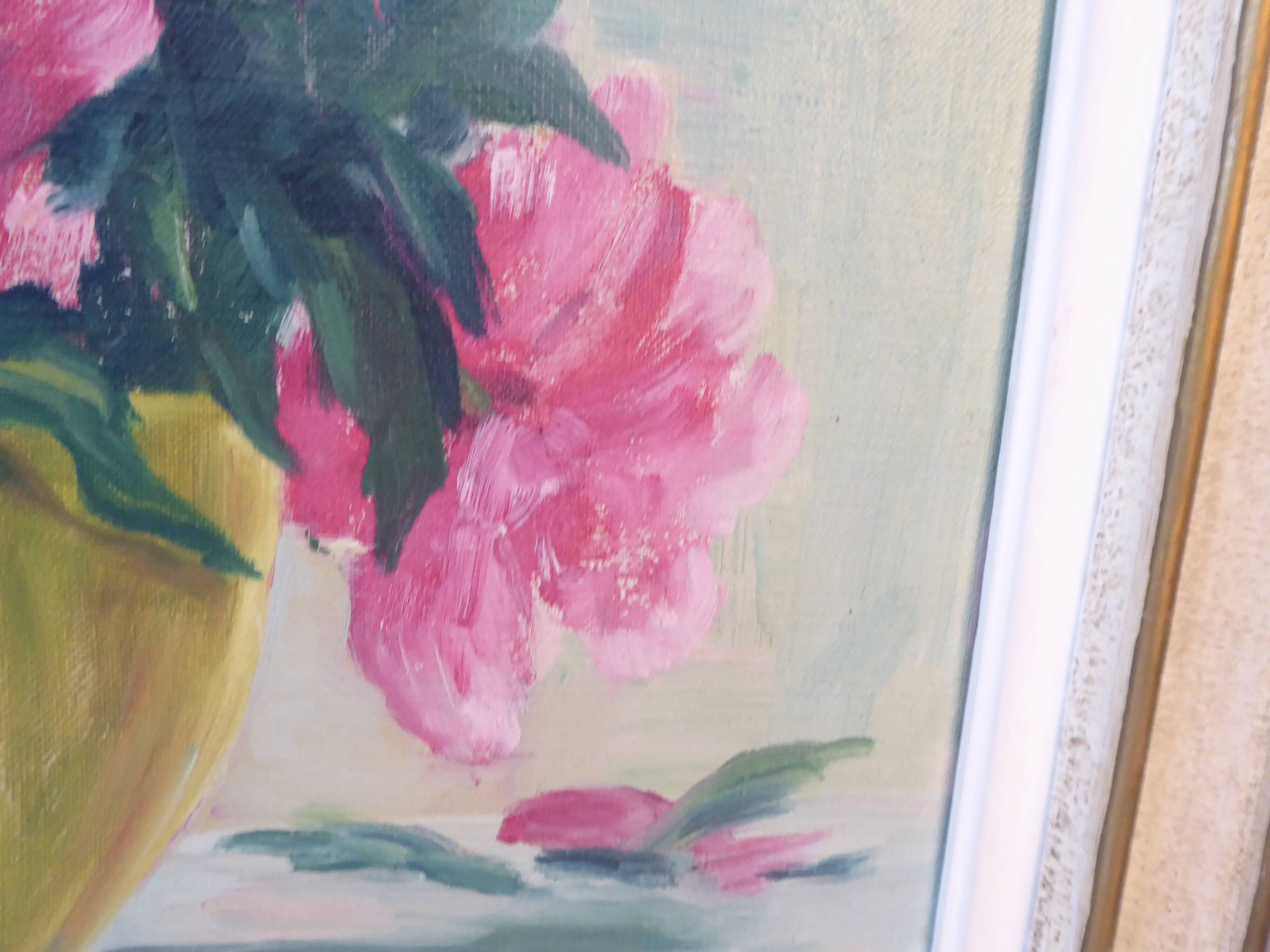 Bouquet de fleurs Huile sur toile