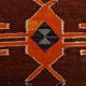 Tapis de couloir Kilim rouge