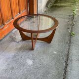 Mid-century modern teak and glass coffee table by Victor Wilkins for G-Plan, 1960s