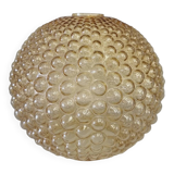 Vintage Yellow Bubble Lampshade, 1970s