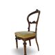 2 chaises et 1 chaise de coin italiennes, années 1950