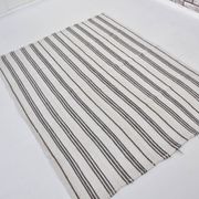 Vintage Anatolian Striped Hemp Kilim Rug, Reference 3665