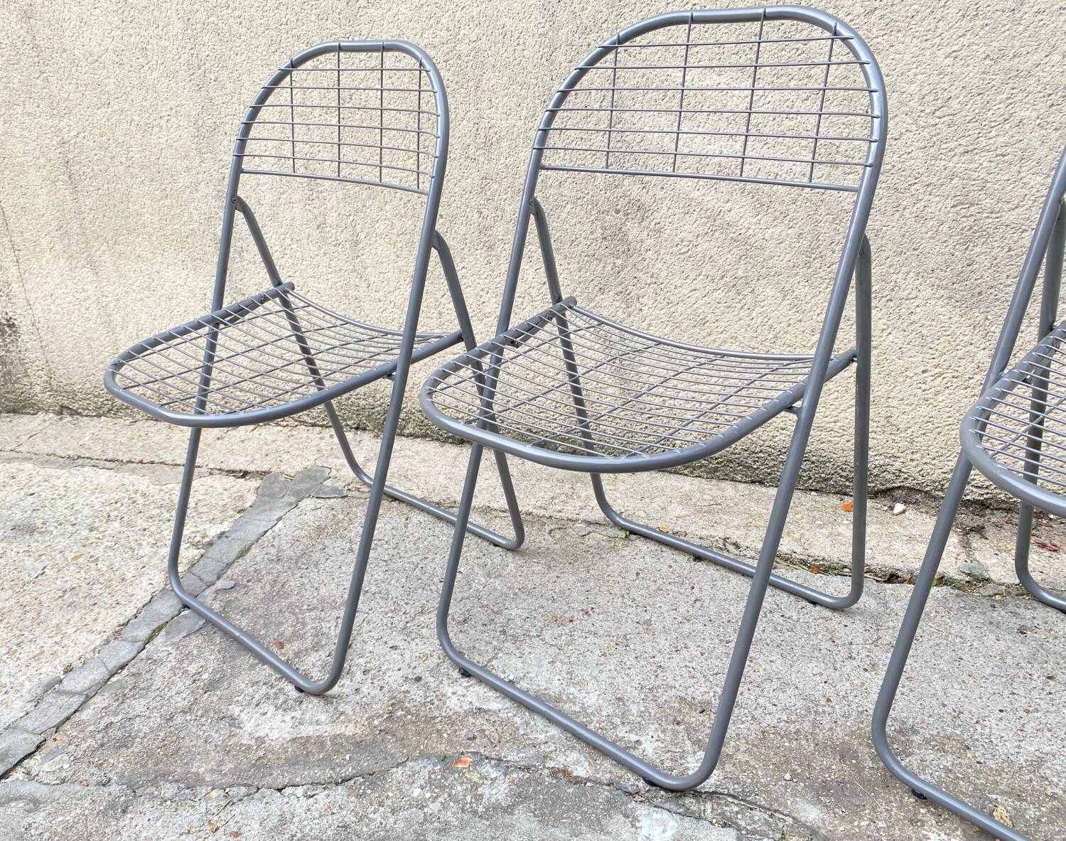 2 folding chairs Äland IKEA design Niels Gammelgaard vintage 90s