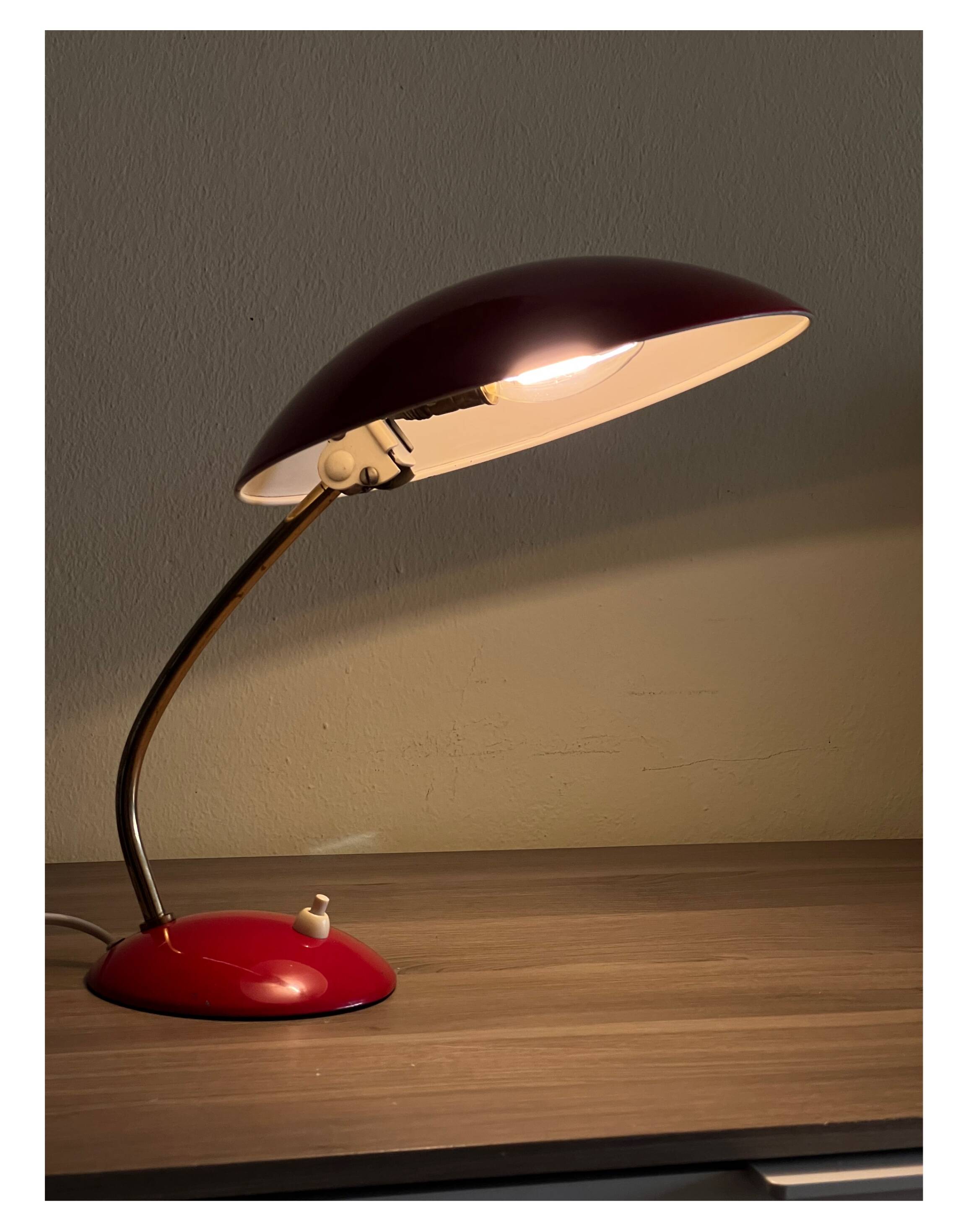 Christian Dell Kaiser Idell Bauhaus Table Lamp, Model 6781, 50s