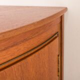 Agner Christoffersen mid-century modern corner cabinet in teak, Denmark, 1950s