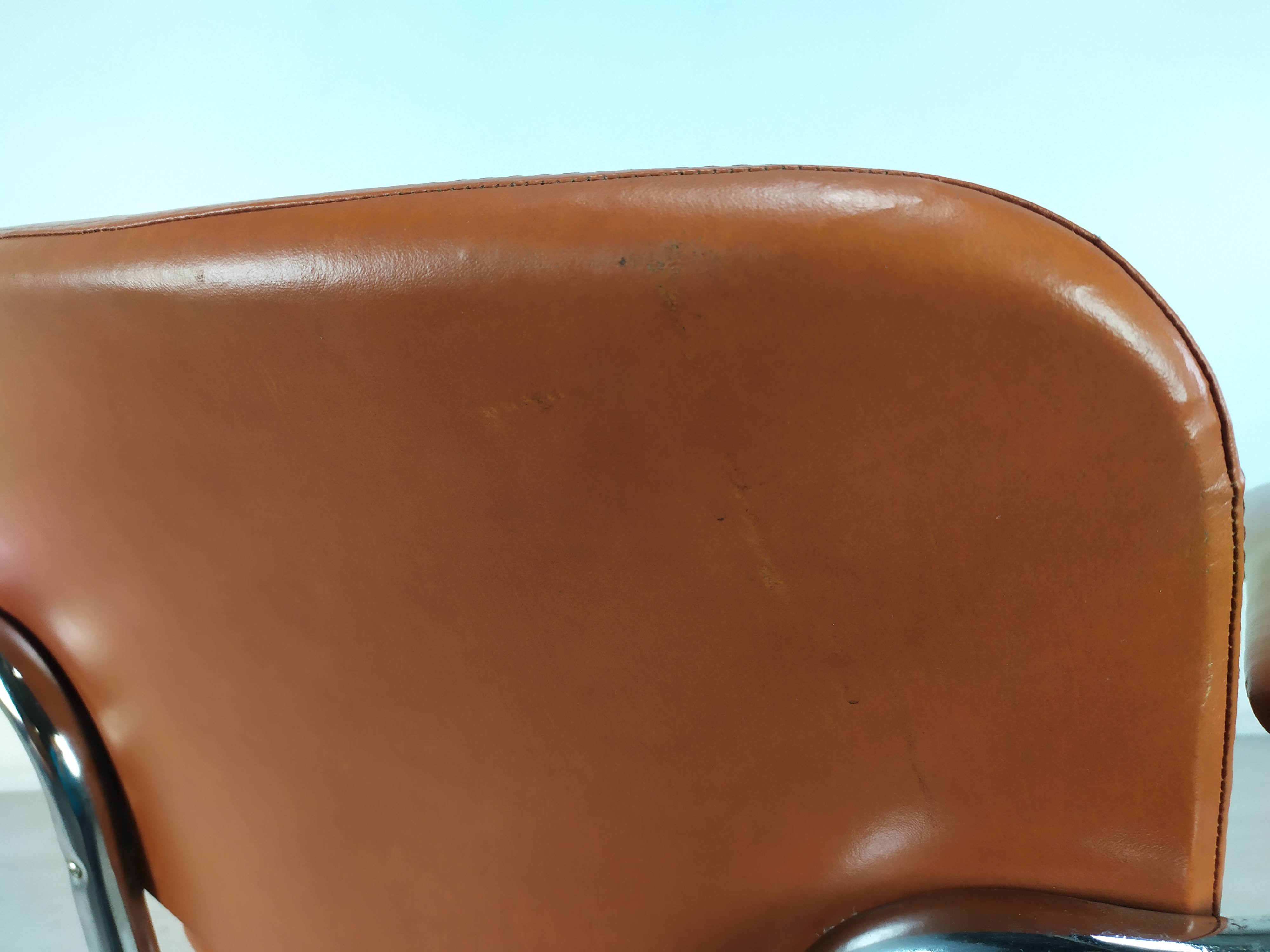 Leather armchair