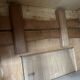 Two-door painted wardrobe, Louis XIV style, Alsatian regional work.