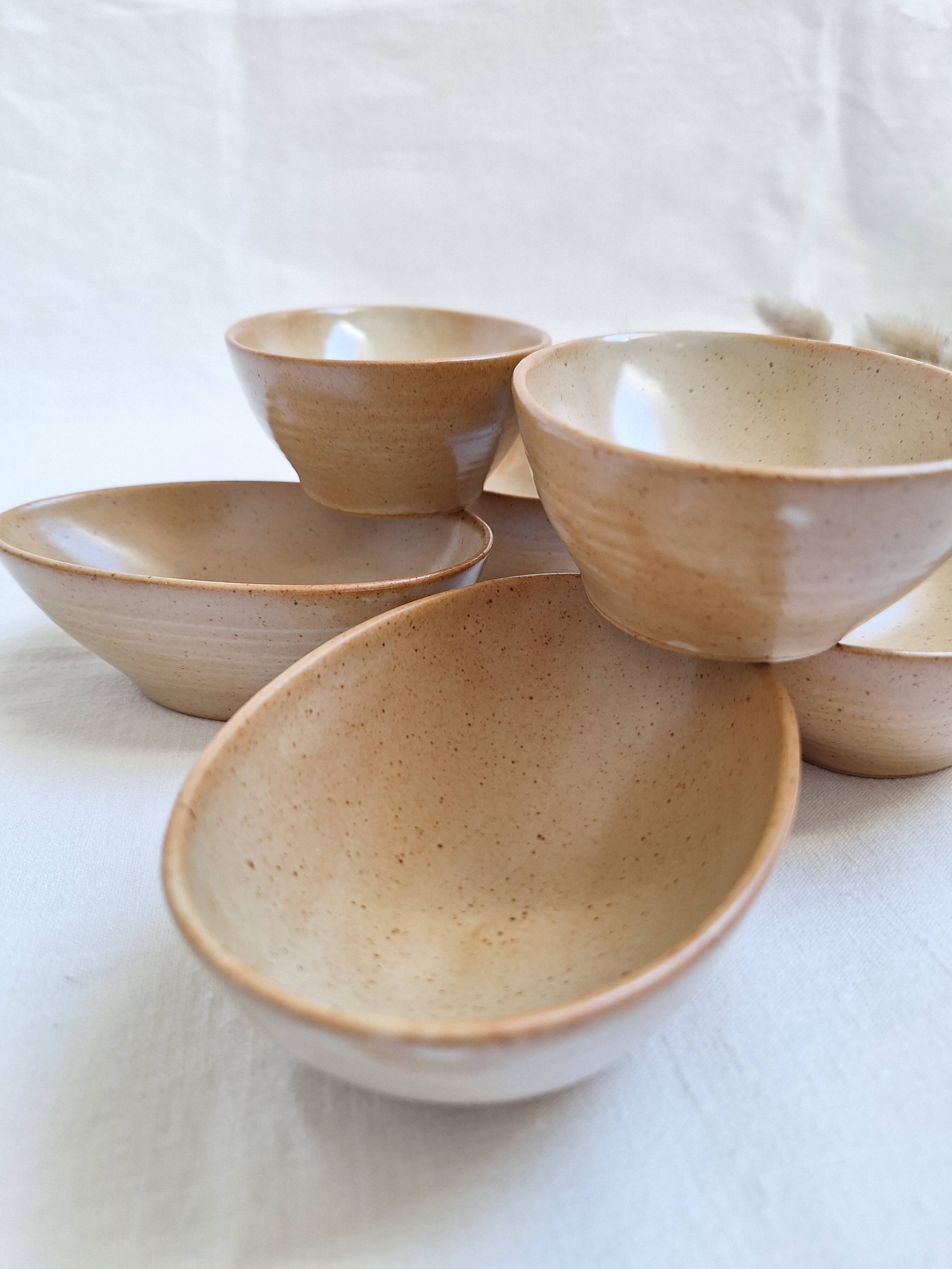 Vintage village stoneware ramekin