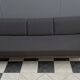 Méridienne / canapé Bauhaus chromé et noir par Hynek Gottwald