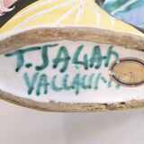 Zoomorphic vase in ceramic by Jacques Sagan, Vallauris 1960