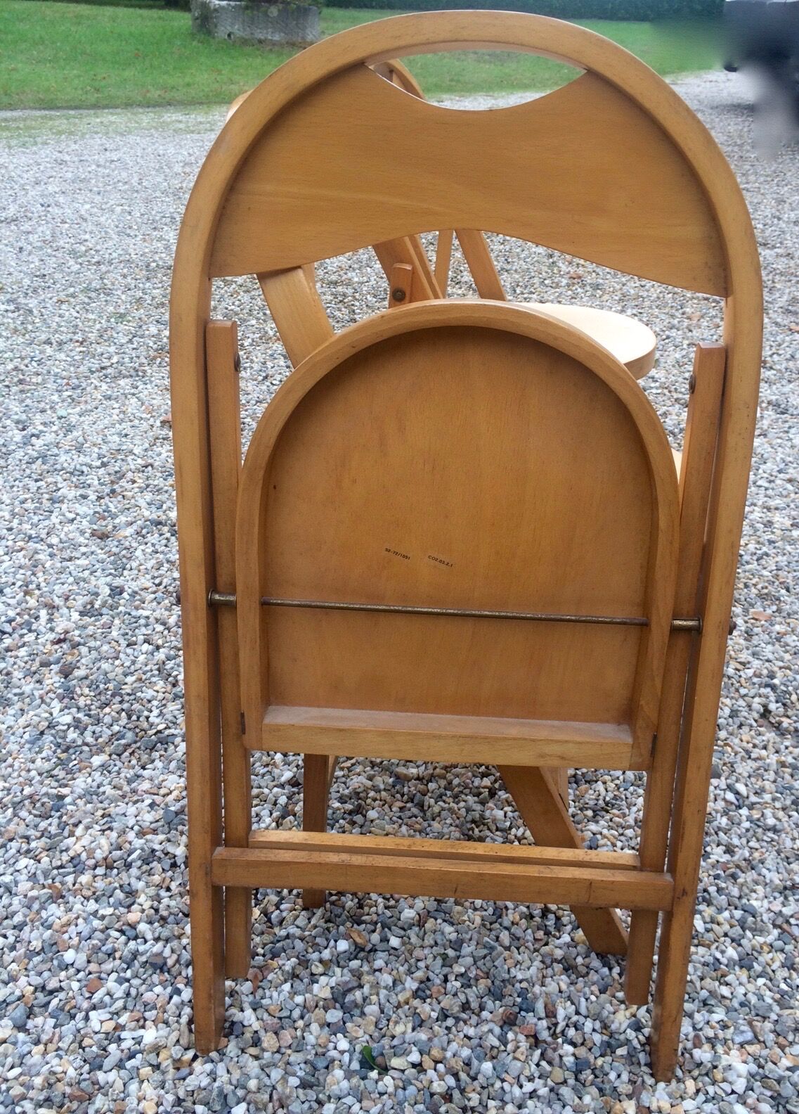 Set of 4 folding chairs Thonet 751