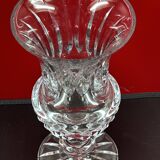 Sèvres crystal vase - signed on the base - 25.5 cm