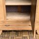 Parisian art deco cabinet in raw wood 1930