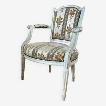 Louis XVI armchair 19th century fully pegged frame