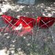 set of 3 vintage plexiglass chairs