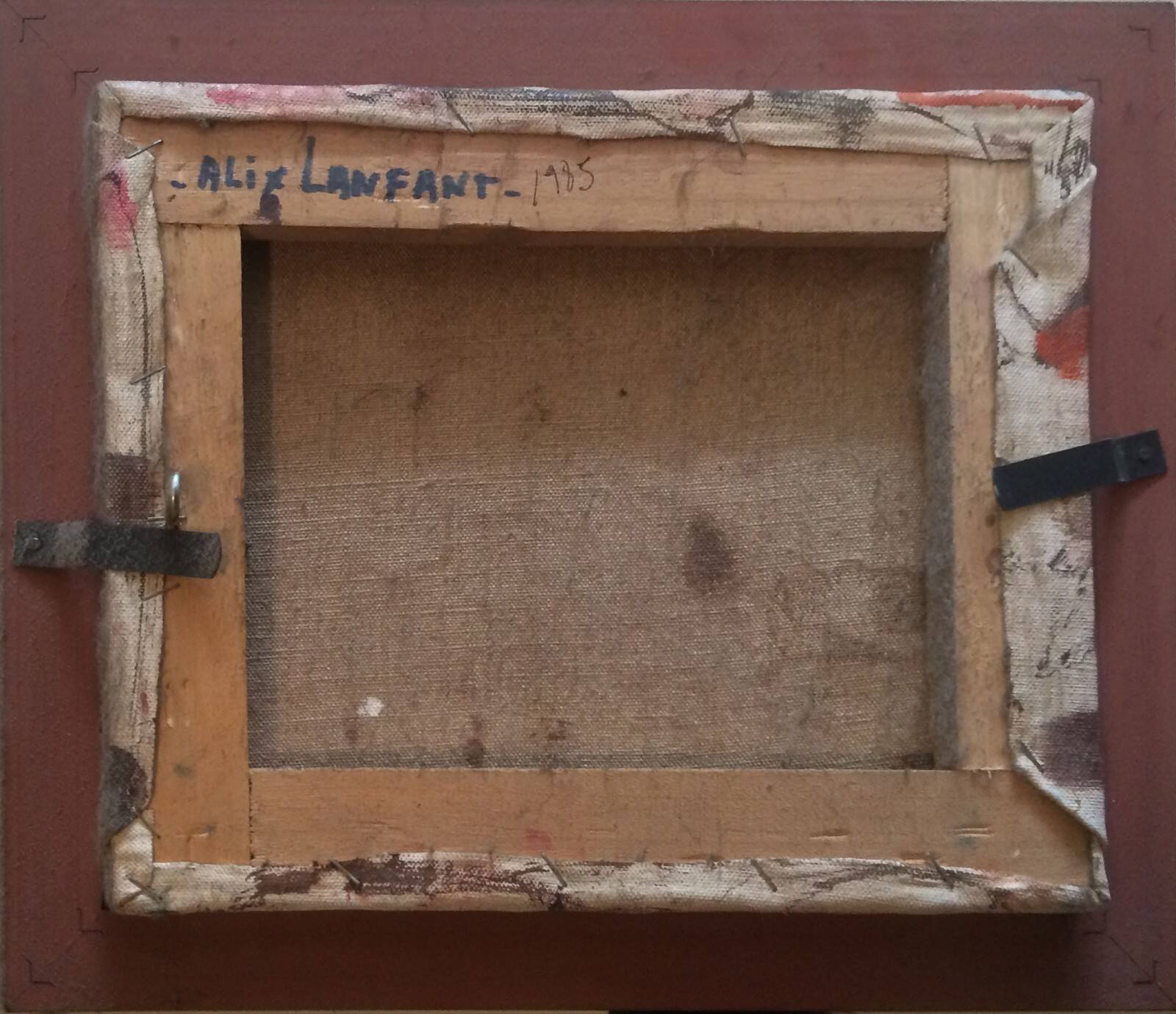 Alix Lanfant (1935-1993) Female artist Signed painting