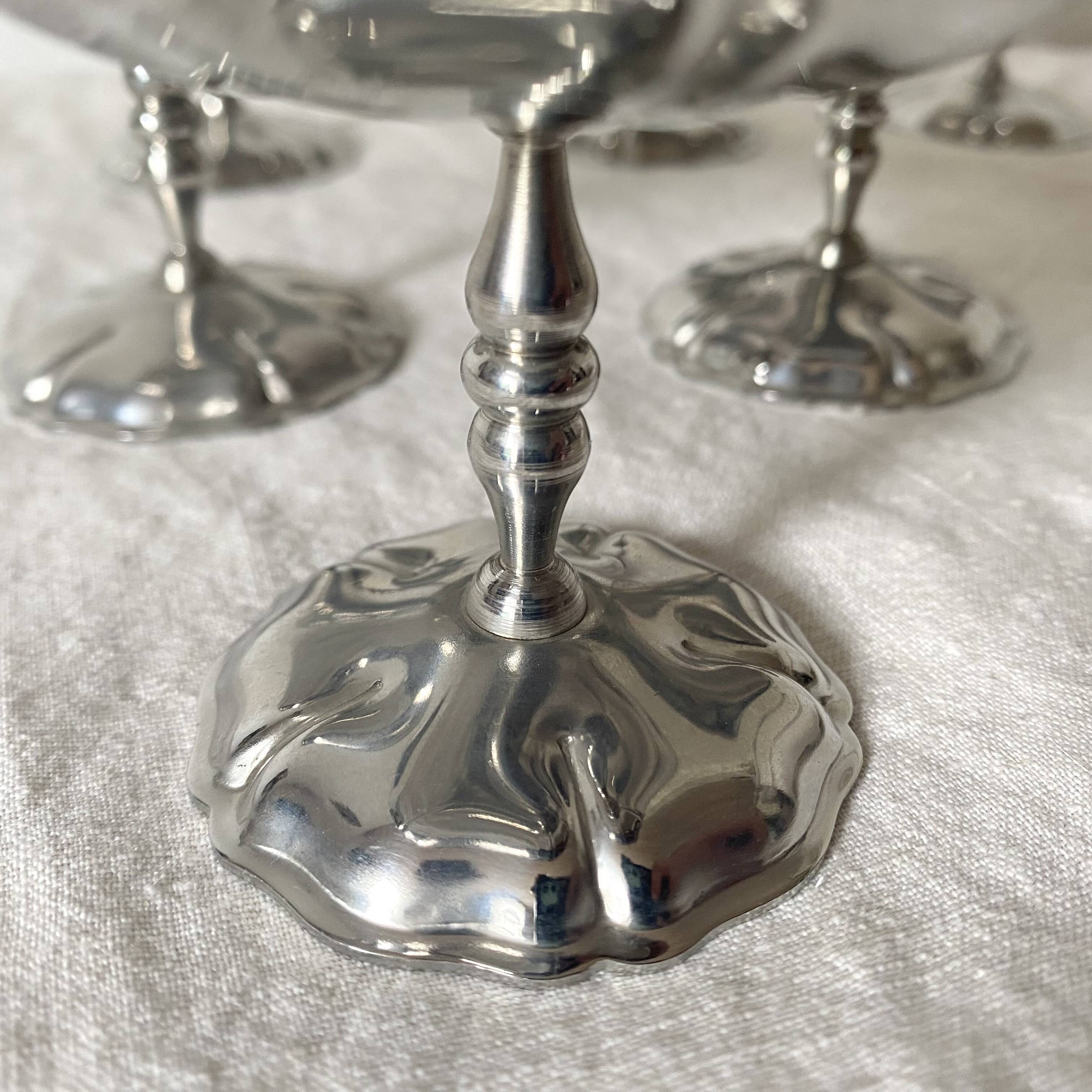 Vintage stainless steel cups