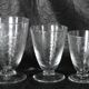 Verres cristal Art déco gravés France 1930 x24