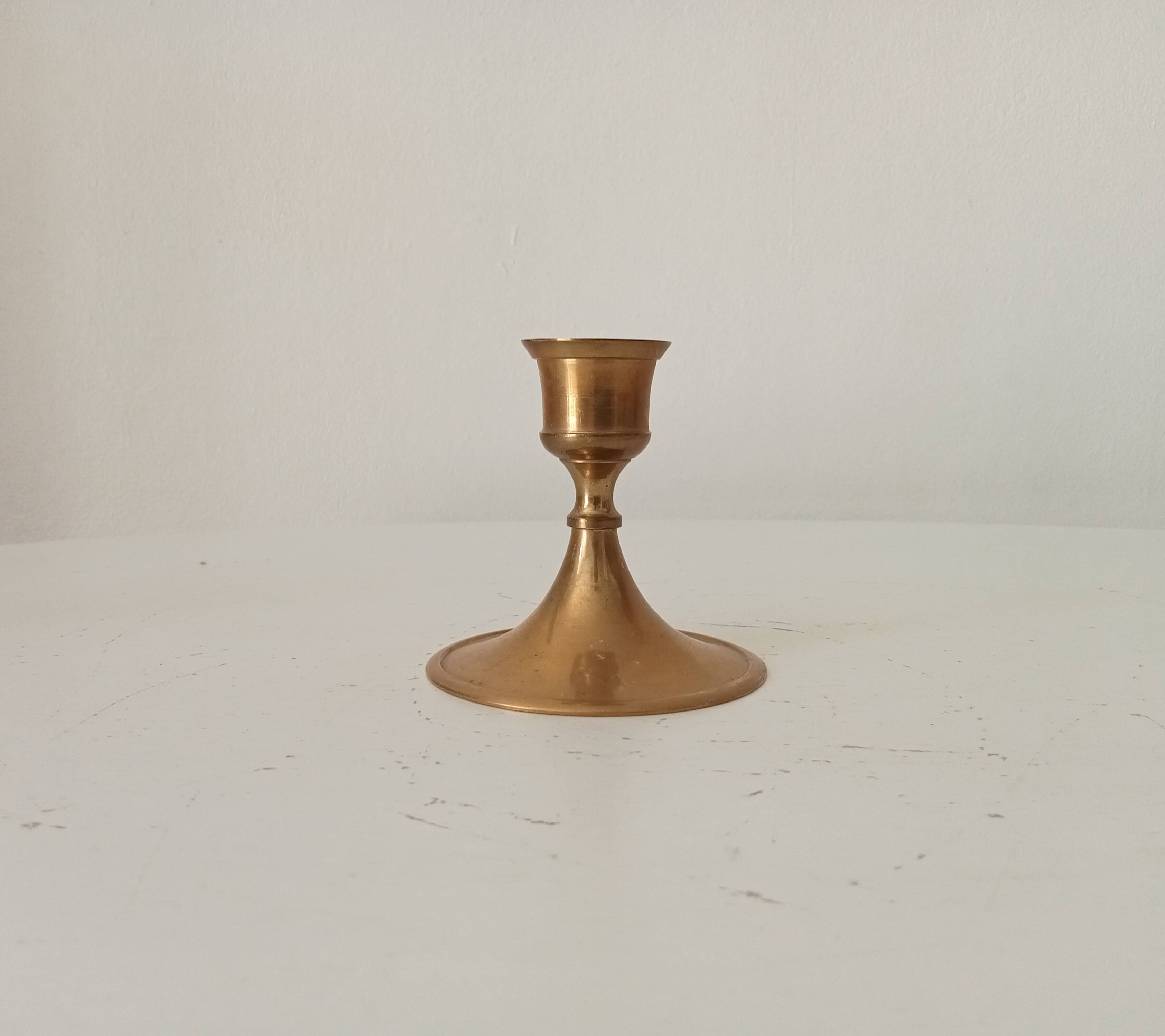 Vintage brass candle holder