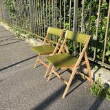 Pair of Gio Ponti folding chairs