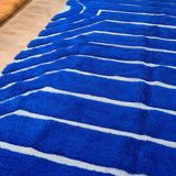 Majorelle blue Beni Ouarain rug