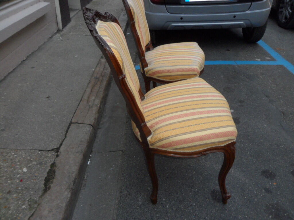 Paires chaises louis XV