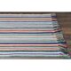 1970s Vintage Turkish Oushak Handmade Wool & Cotton White Rug 146x261