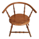Vintage doll chair, in wood, and Liberty cushion