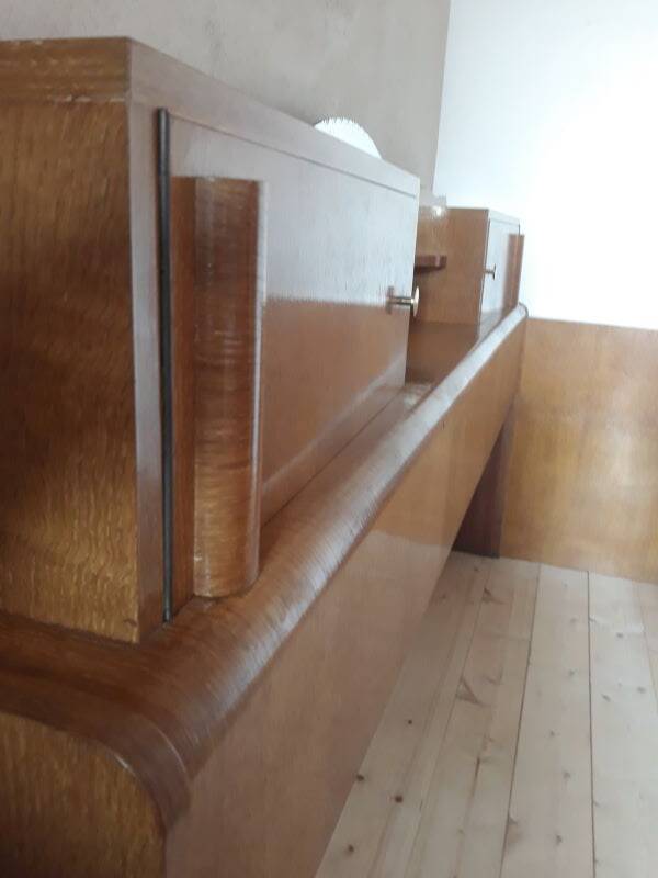 Cozy vintage headboard