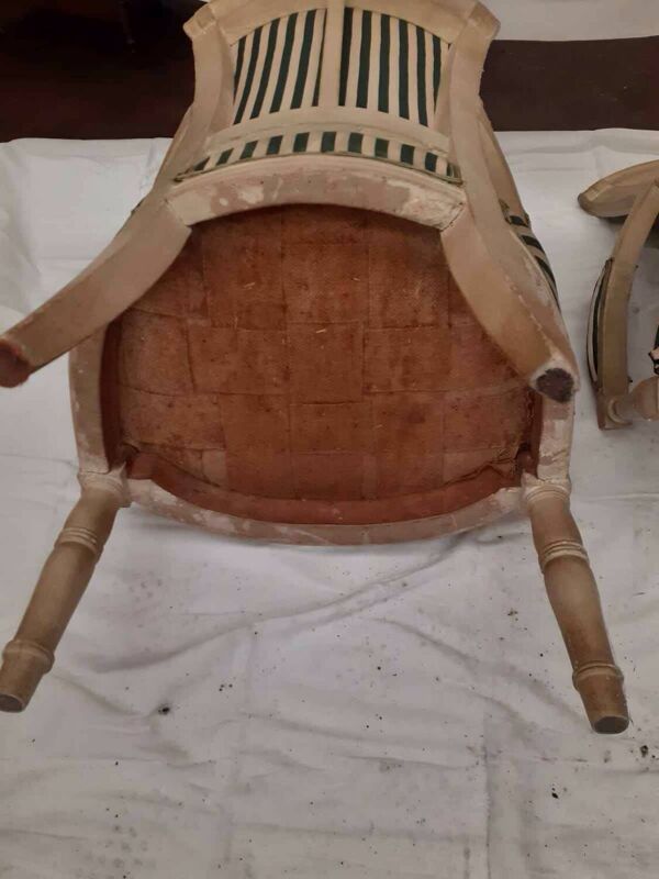 Fauteuil directoire de style Louis XVI