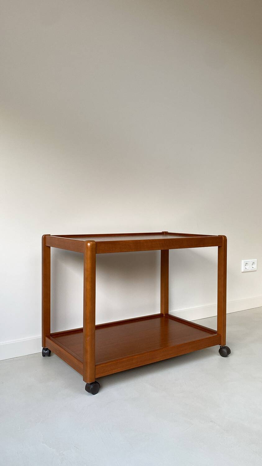 Vintage wooden trolley / bar cart