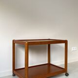 Vintage wooden trolley / bar cart