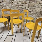 Lot of vintage bruno rey 1970" chairs