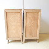 Pair of large restored bedside tables