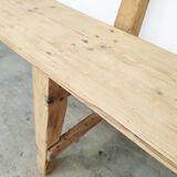 Former wooden parish bench