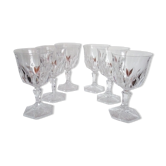 Set de 6 verres à eau cristal d'Arques - Chaumont