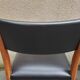 6 scandinavian black and beech chairs