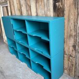 Large vintage wooden mail sorter (refurbished)