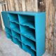 Large vintage wooden mail sorter (refurbished)