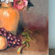 "Roses and fruits" knife oil signed Hinsberger 1992