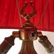 Vintage Louis XV style bronze tripod lamp