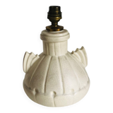 Art Deco lamp base in crackled ceramic