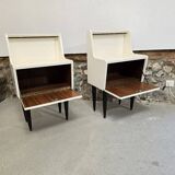 Paire de tables de chevet