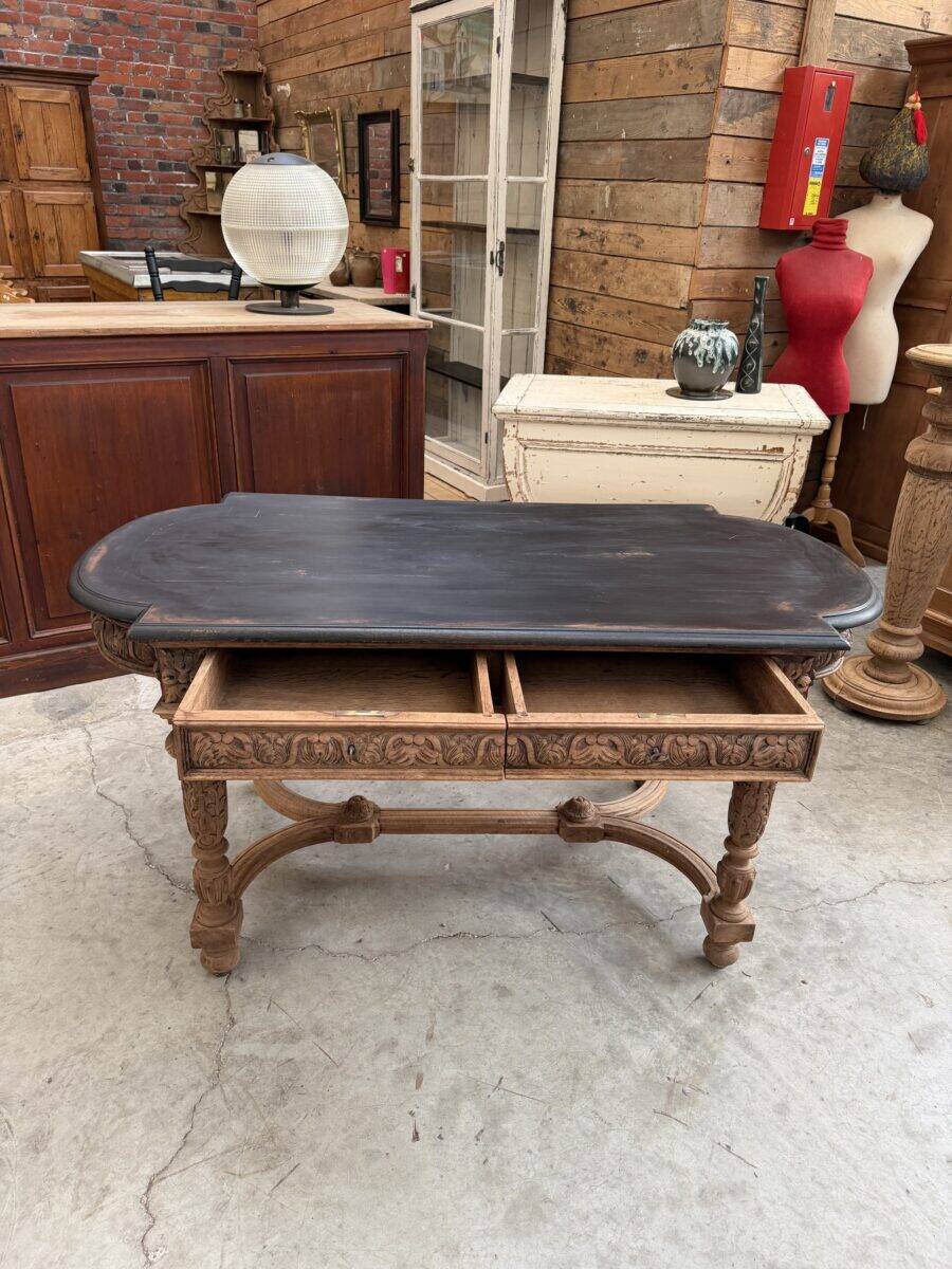 Console en chêne 19ème