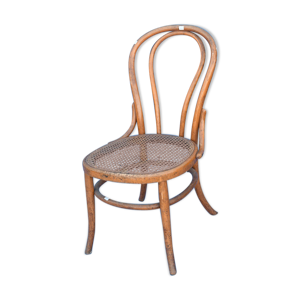 Chaise cannée bistro