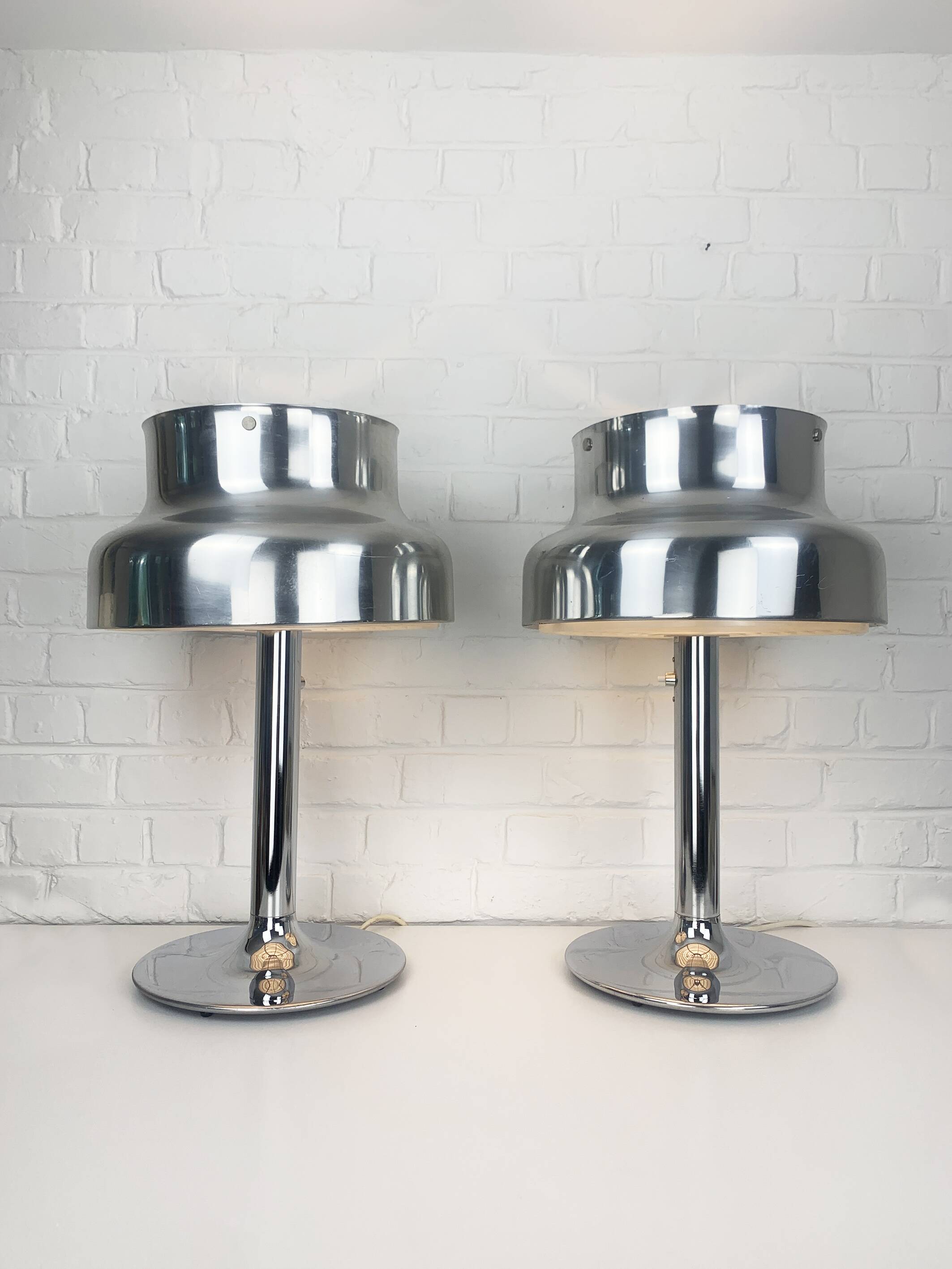 Pair of Bumling Anders Pehrson Table Lamps for Ateljé Lyktan, Space Age, 1960s