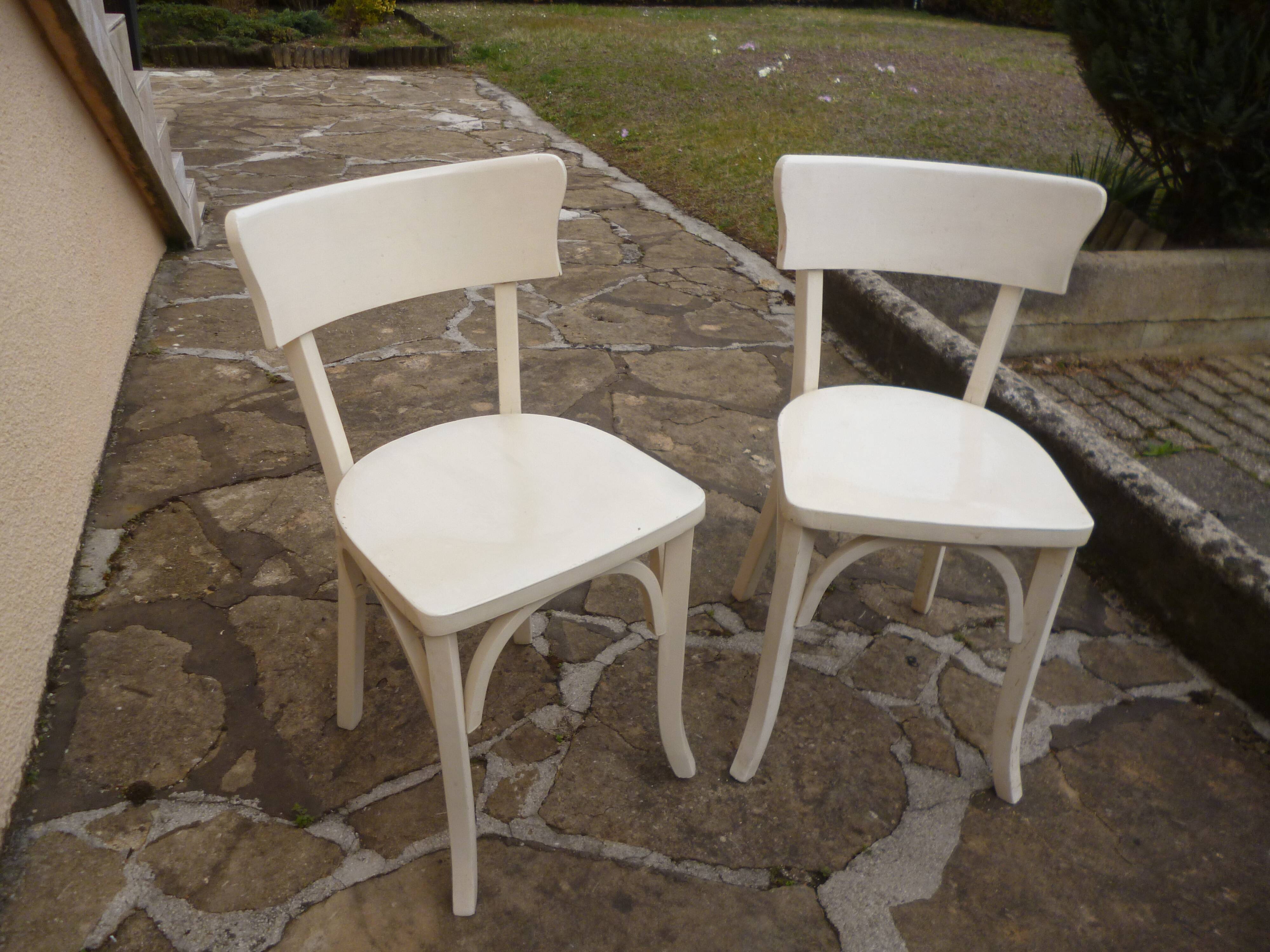 Pair of bistro chairs