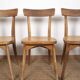 Ensemble de 4 chaises de bistrot luterma, estampillées