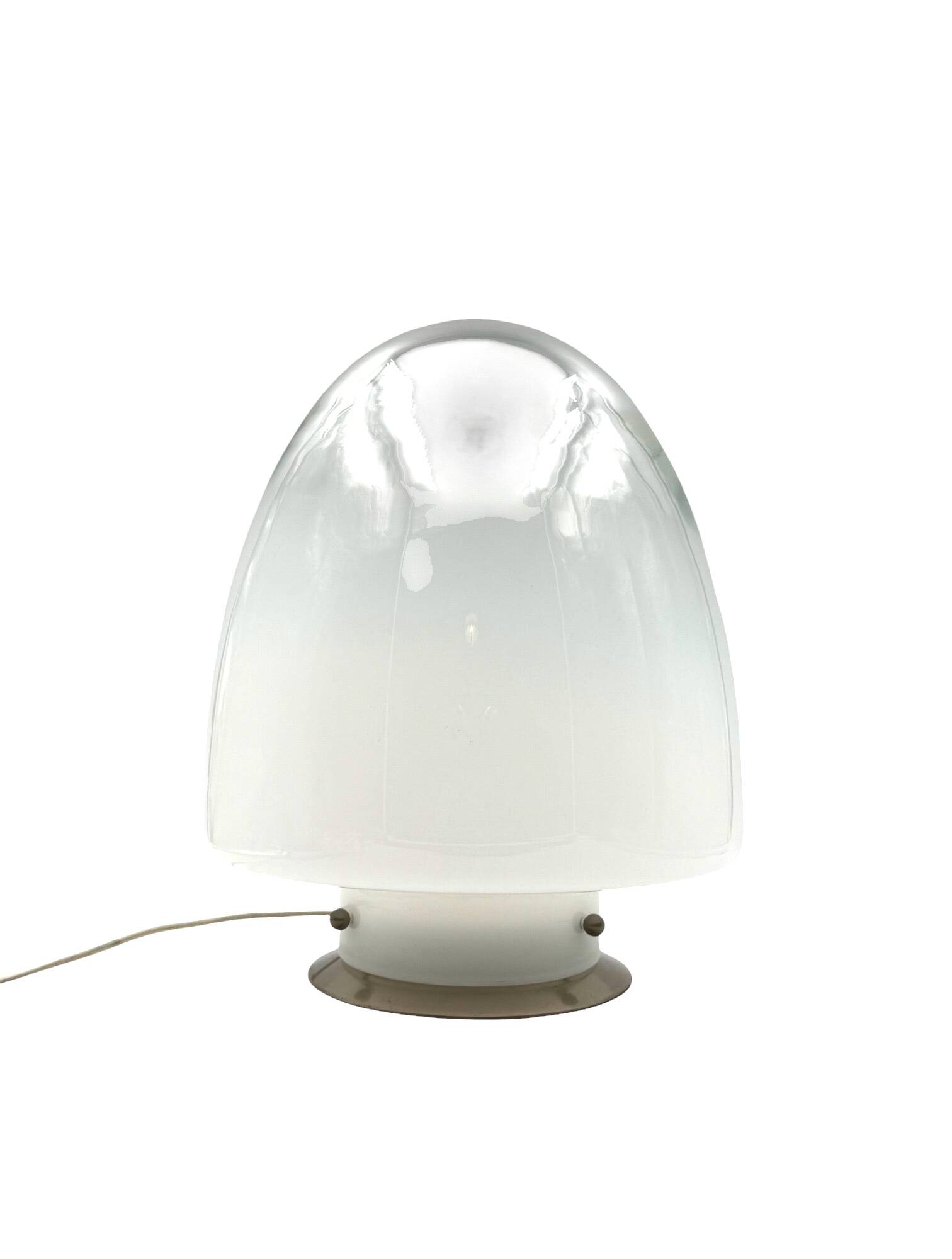 Giusto Toso, Murano art glass mod. Ebe table lamp, Leucos, Italy 1970s